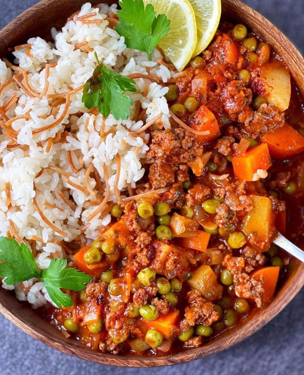 Mixed vegetables with potatoes