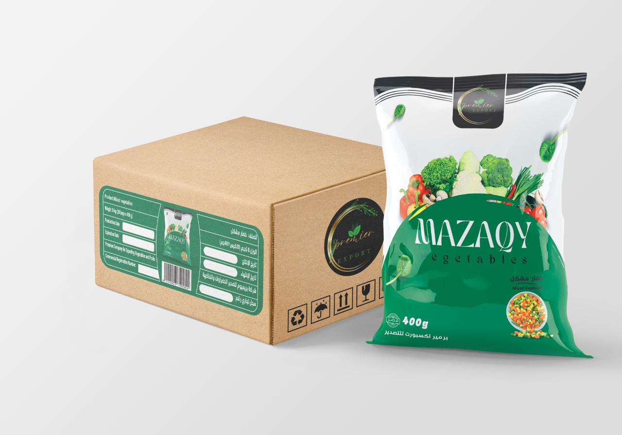 Mixed Vegetable Cartoon